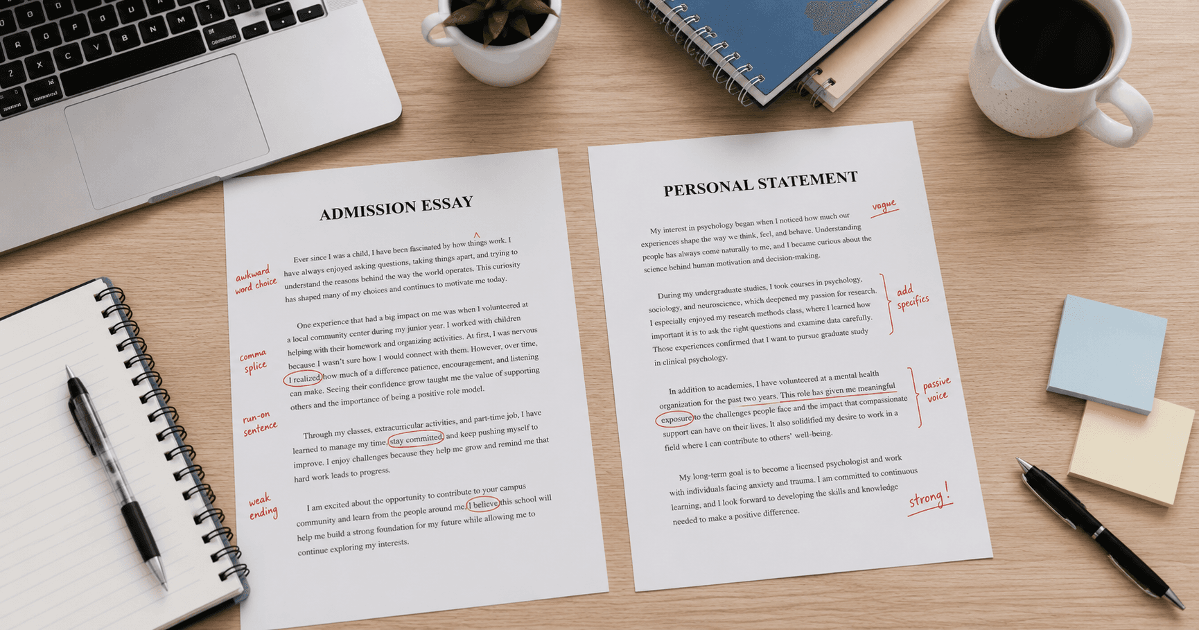Cover image for resource: Admission Essay vs Personal Statement: What's the Difference?