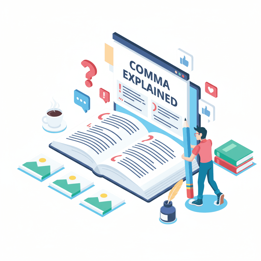 Cover image for resource: Comma Rules Explained: 10 Easy Examples with Practice Exercises