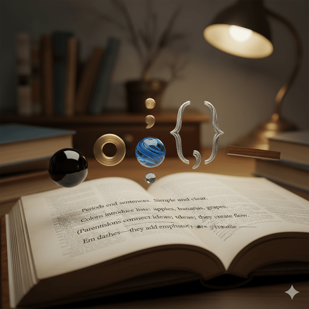 Cover image for resource: Punctuation Guide: Periods, Colons, Semicolons & More