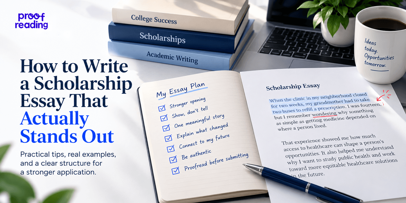 Cover image for resource: How to Write a Scholarship Essay That Actually Stands Out
