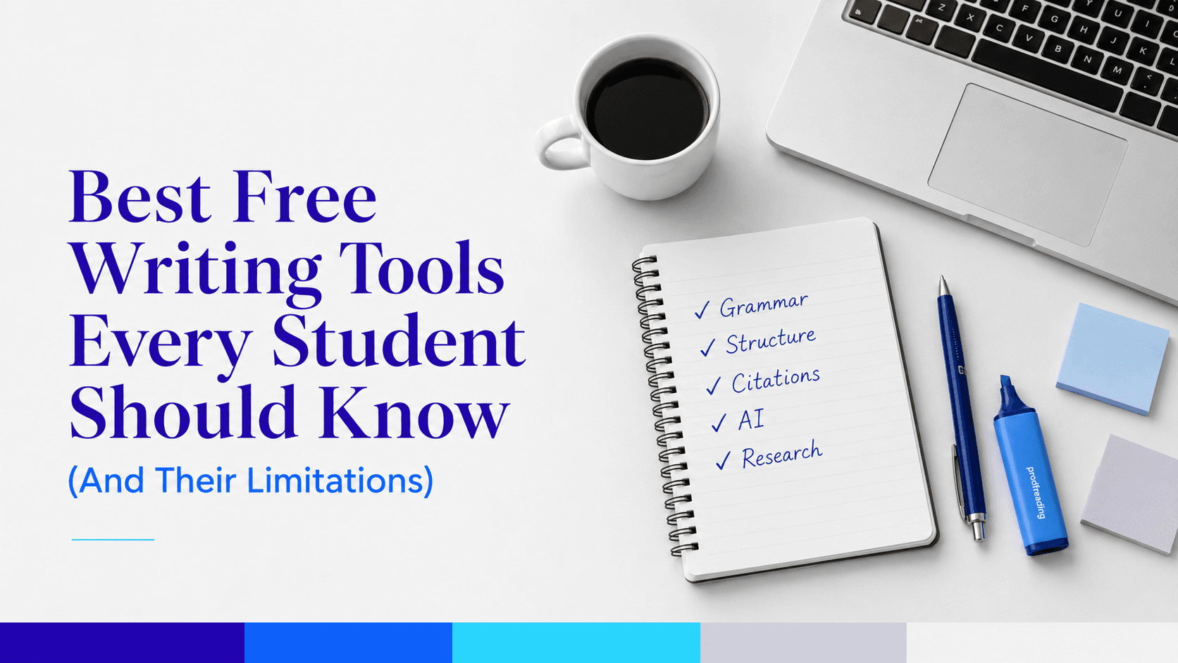 Cover image for resource: Best Free Writing Tools Every Student Should Know (And Their Limitations)