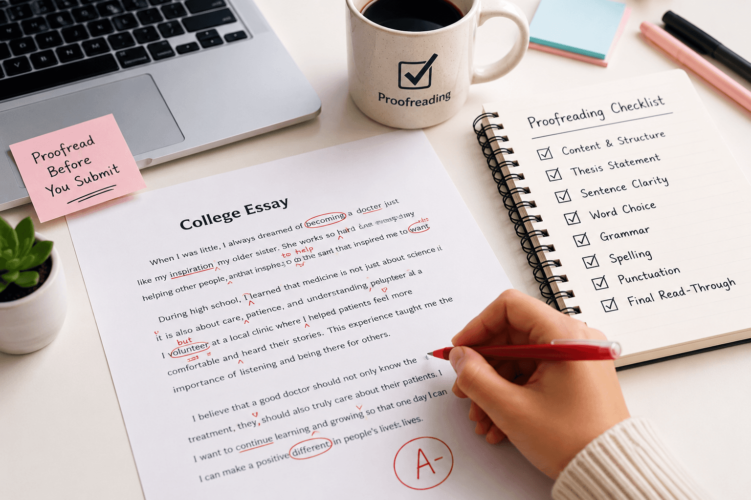 Cover image for resource: How to Proofread Your College Essay Before Submission