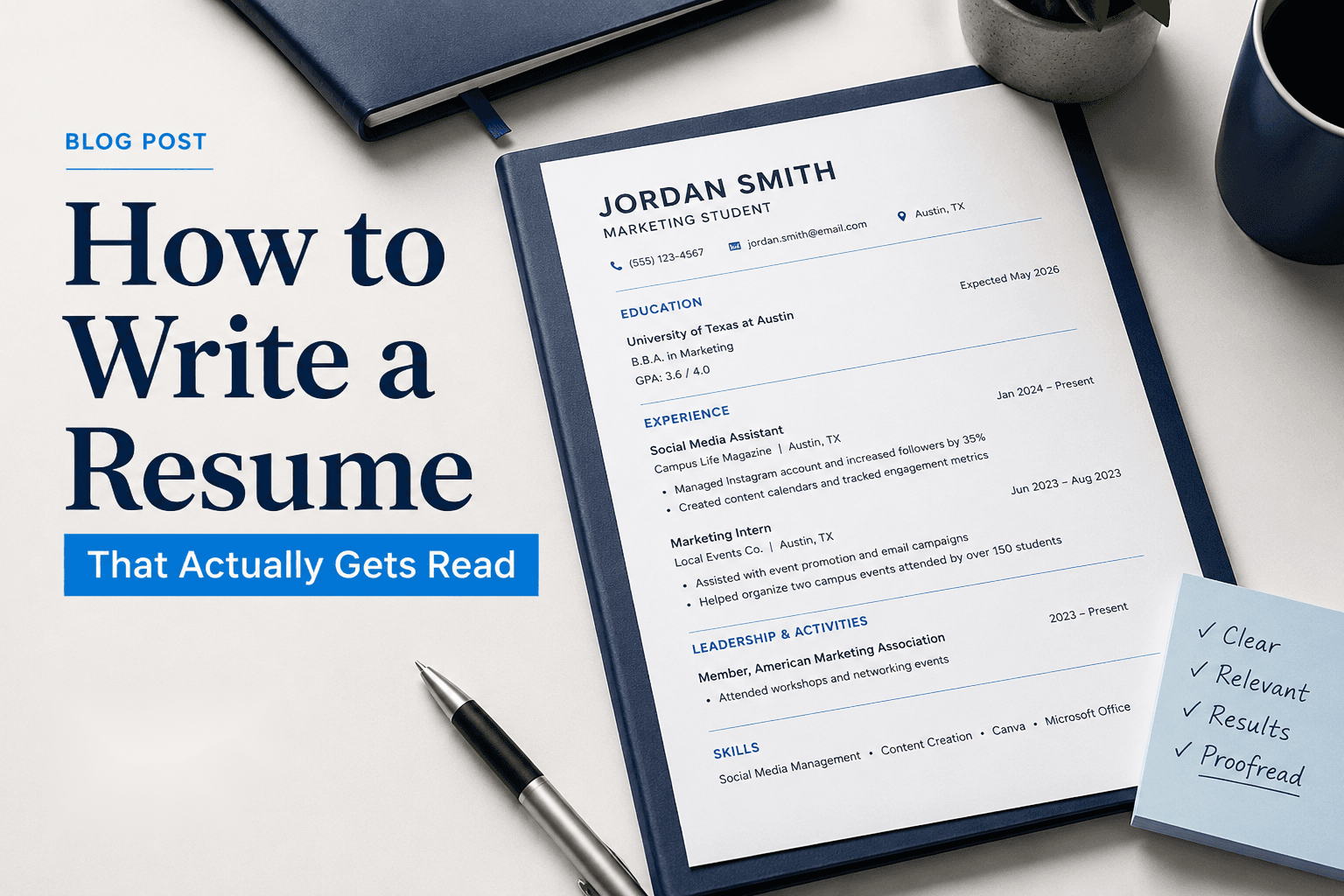 Cover image for resource: How to Write a Resume That Actually Gets Read