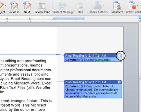 editing word document in mac