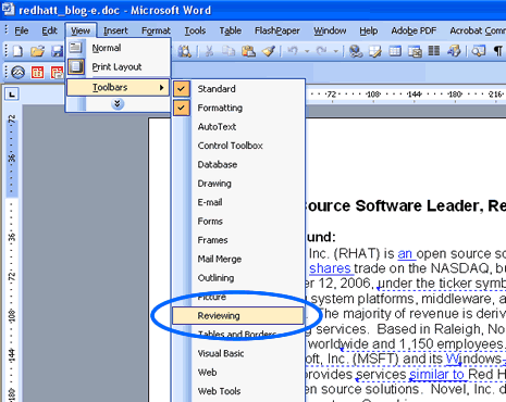 how to change author name in word 2003